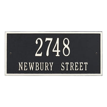 Load image into Gallery viewer, Whitehall Hartford Two Line Address Plaque-Standard