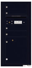 Load image into Gallery viewer, 4C RECESSED MOUNT versatile™ 4CADS-04 (4 Mailboxes and 1 Parcel Locker)