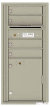 Load image into Gallery viewer, 4C RECESSED MOUNT versatile™ 4CADS-04 (4 Mailboxes and 1 Parcel Locker)