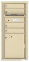 Load image into Gallery viewer, 4C RECESSED MOUNT versatile™ 4CADS-04 (4 Mailboxes and 1 Parcel Locker)
