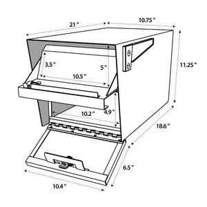 Schematic of Mail Manager mailbox