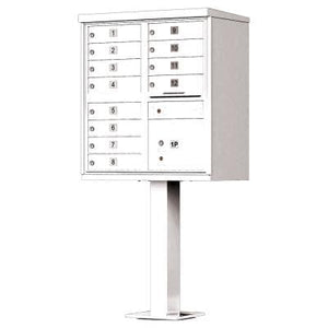vital™ 1570-12, 12 tenant doors, 1 parcel locker.