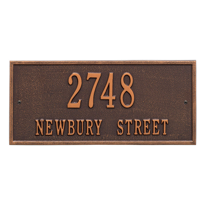 Whitehall Hartford Two Line Address Plaque-Standard
