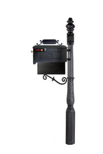 Load image into Gallery viewer, 211k imperial mailbox and post with newspaper holder
