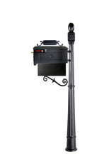 Load image into Gallery viewer, 311k imperial mailbox and post with newspaper holder
