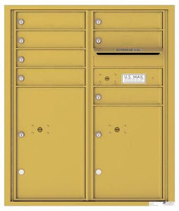 4C RECESSED MOUNT versatile™ 4CADD-07/ADA Max (7 mailboxes and 2 parcel lockers)