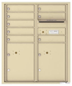 4C RECESSED MOUNT versatile™ 4CADD-08/ADA Max (8 mailboxes and 2 parcel lockers)