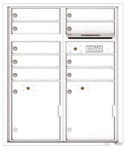 4C Recessed Mount Versatile 4CADD-09/ADA Max. (9 mail compartment and 2 parcel lockers)