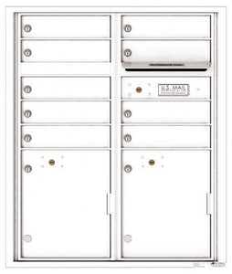4C RECESSED MOUNT versatile™ 4CADS-04 (4 Mailboxes and 1 Parcel Locker)