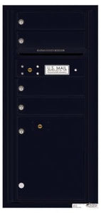 4C RECESSED MOUNT versatile™ 4CADS-04 (4 Mailboxes and 1 Parcel Locker)