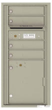 Load image into Gallery viewer, 4C RECESSED MOUNT versatile™ 4CADS-04 (4 Mailboxes and 1 Parcel Locker)
