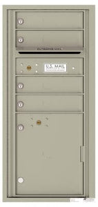 4C RECESSED MOUNT versatile™ 4CADS-04 (4 Mailboxes and 1 Parcel Locker)