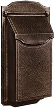 Load image into Gallery viewer, modern copper vertical mailbox with non locking door
