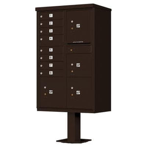 vital™ 1570-8T6, 8 tenant doors, 4 parcel lockers.