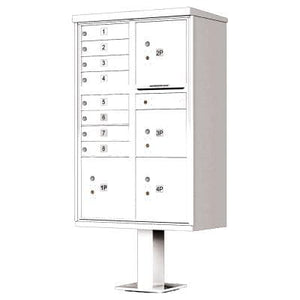 vital™ 1570-8T6, 8 tenant doors, 4 parcel lockers.