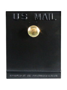 Flat front imperial series replacement door for box 0, It includes large brass knob and hinge