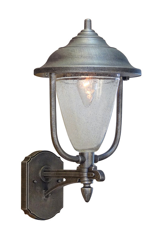 Accord series bottom mount wall light, seedy glass, contemporary style light fixture