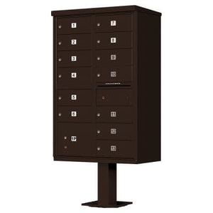 vital™ 1570-13, 13 tenant doors, 1 parcel locker.