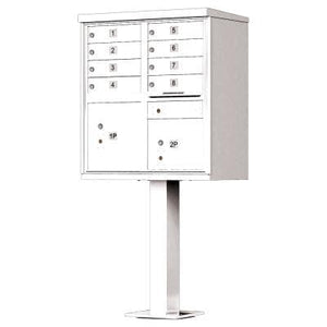 vital™ 1570-8, 8 tenant doors, 2 parcel lockers.