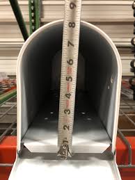 aluminum mailbox height measurement for Retrofit door