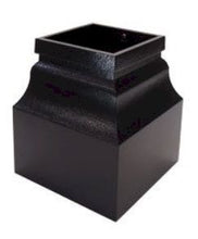 Load image into Gallery viewer, Black decorative Janzer cuff for mailbox post
