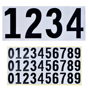 peel and stick 2" reflective numbers